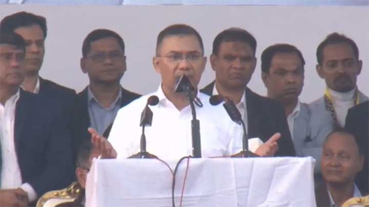 ওসমান হাদি চেয়েছিলেন এদেশের মানুষ অর্থনৈতিক অধিকার ফিরে পাক: তারেক রহমান