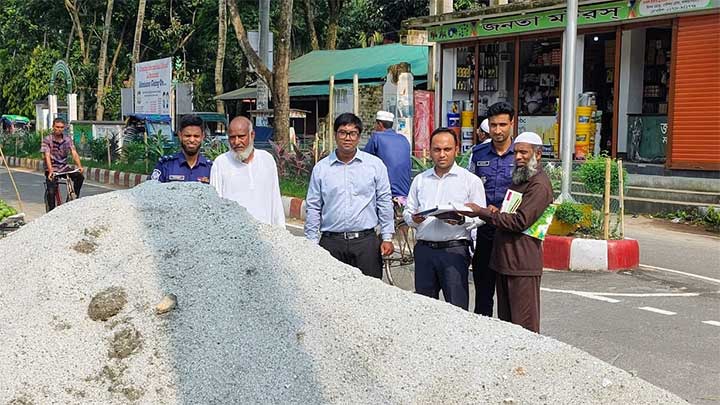 নির্মাণ সামগ্রী ফেলে বায়ুদূষণ, ভ্রাম্যমাণ আদালতের জরিমানা
