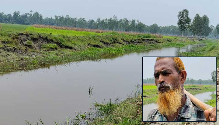 আদিতমারীতে  খাল খননে বদলে যাচ্ছে জীবন মান