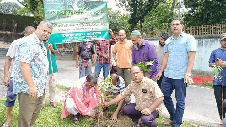 লালমনিরহাটে অভিযান ক্লাবের বৃক্ষরোপণ ও পরিচ্ছন্নতা কর্মসূচি