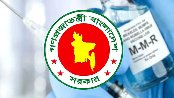 দেশজুড়ে হাম-রুবেলার বিশেষ টিকাদান শুরু, লক্ষ্য ৩৪ লাখ শিশু