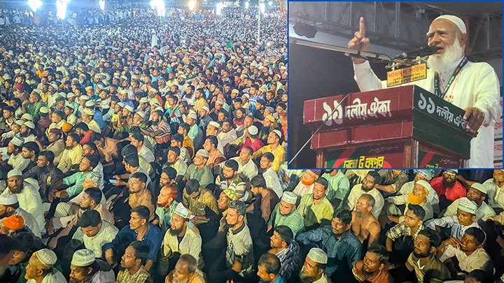 ১৮ কোটি মানুষের অধিকার আদায় করেই ঘরে ফিরব: রংপুরে জামায়াতের আমির