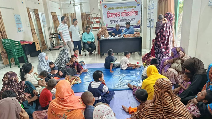 কালীগঞ্জে এনডিডি শিশুদের প্রতিভা বিকাশে চিত্রাঙ্কন প্রতিযোগিতা ও পুরস্কার বিতরণ